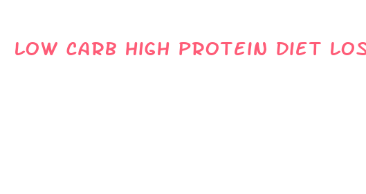 low carb high protein diet lose weight faster