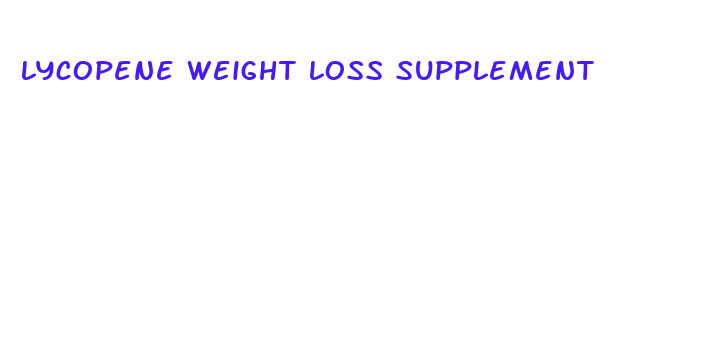 lycopene weight loss supplement