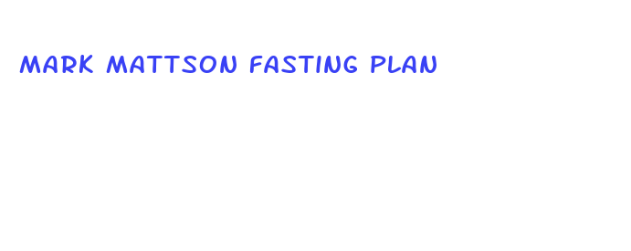 mark mattson fasting plan