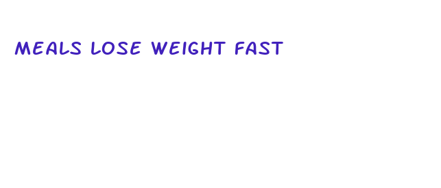 meals lose weight fast