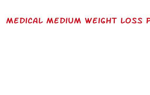 medical medium weight loss plan