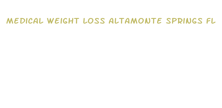 medical weight loss altamonte springs fl