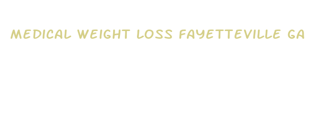 medical weight loss fayetteville ga