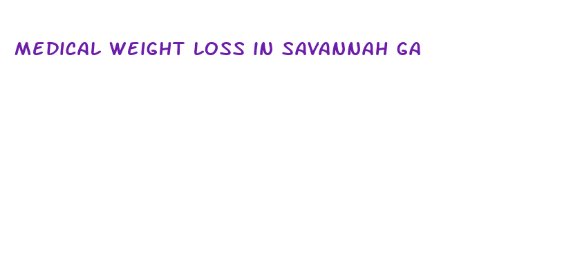 medical weight loss in savannah ga