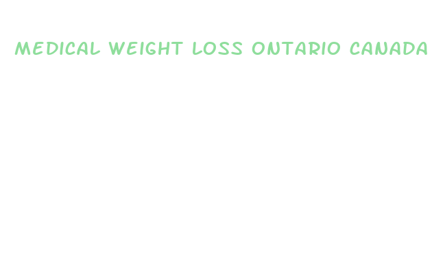 medical weight loss ontario canada