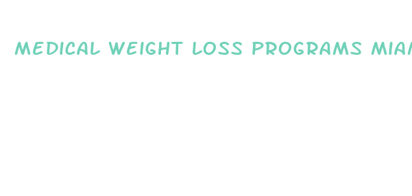 medical weight loss programs miami