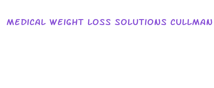 medical weight loss solutions cullman al