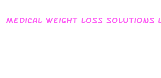 medical weight loss solutions lawrenceville ga