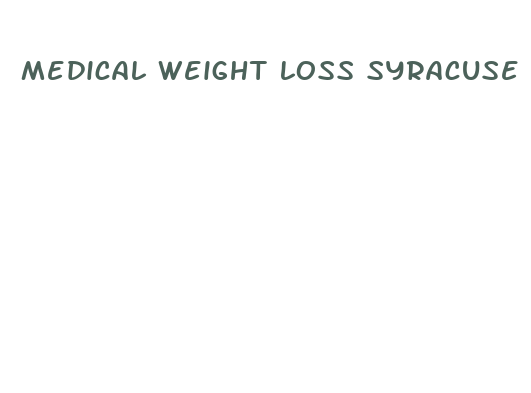 medical weight loss syracuse