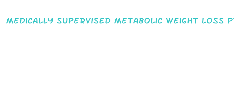 medically supervised metabolic weight loss program