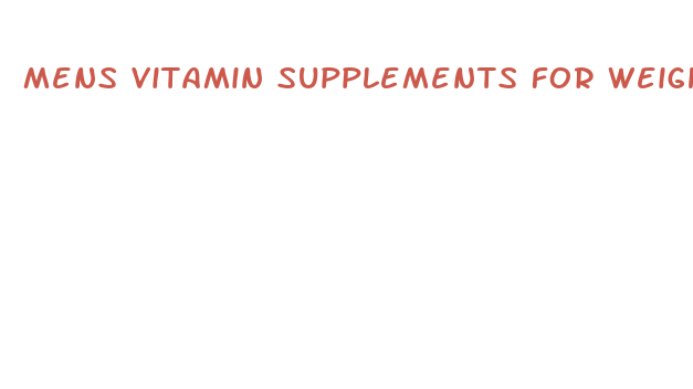 mens vitamin supplements for weight loss 2024