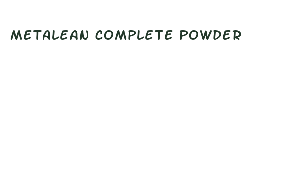 metalean complete powder