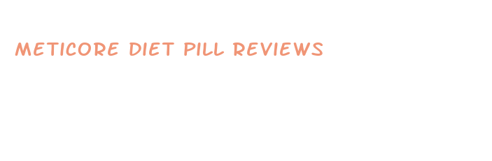 meticore diet pill reviews