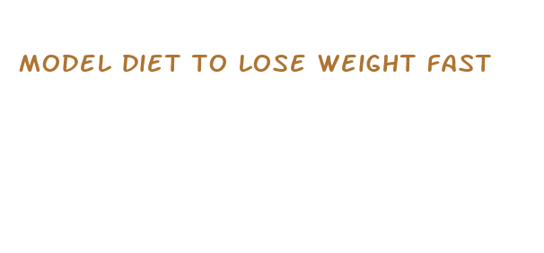 model diet to lose weight fast