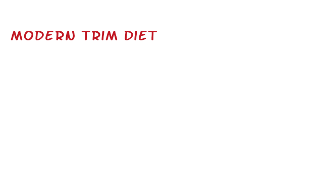 modern trim diet