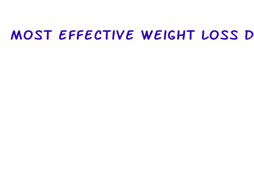 most effective weight loss drugs