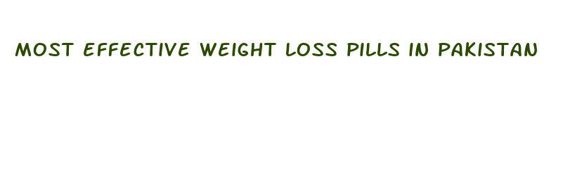 most effective weight loss pills in pakistan