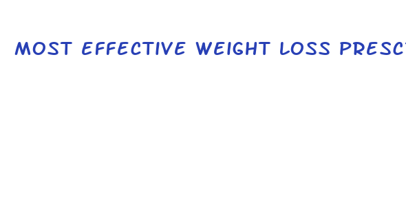 most effective weight loss prescription