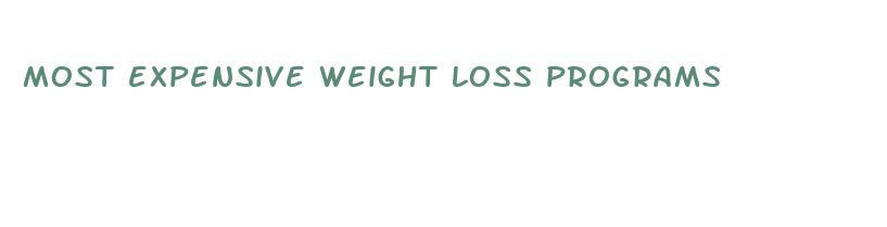 most expensive weight loss programs