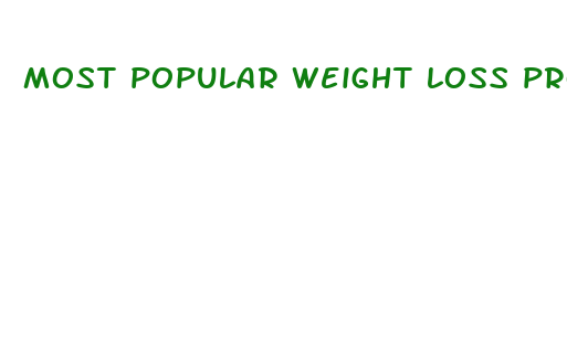 most popular weight loss programs