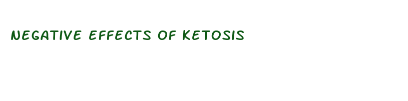 negative effects of ketosis