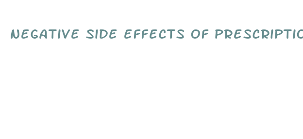 negative side effects of prescription diet pills