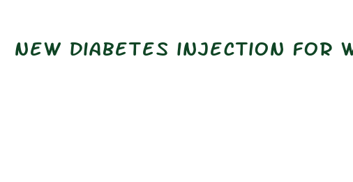 new diabetes injection for weight loss