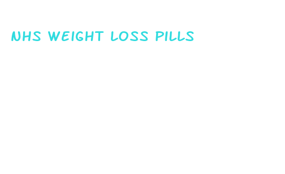 nhs weight loss pills