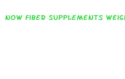 now fiber supplements weight loss