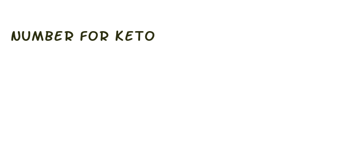 number for keto