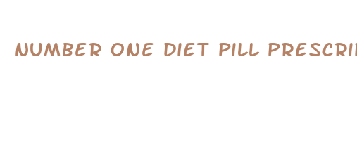 number one diet pill prescription