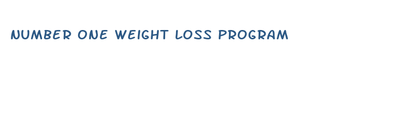 number one weight loss program