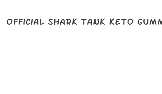 official shark tank keto gummies