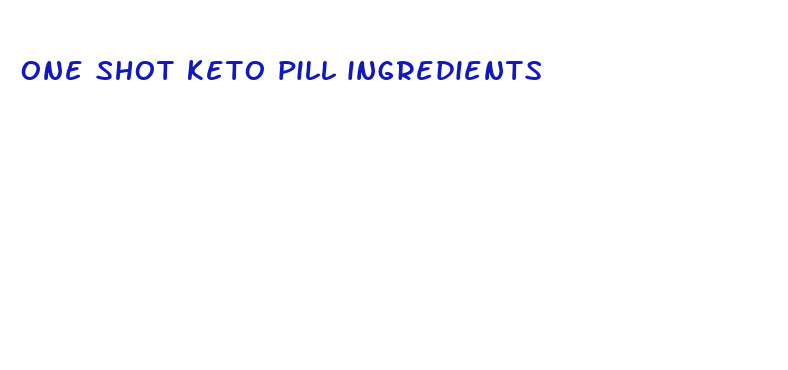 one shot keto pill ingredients