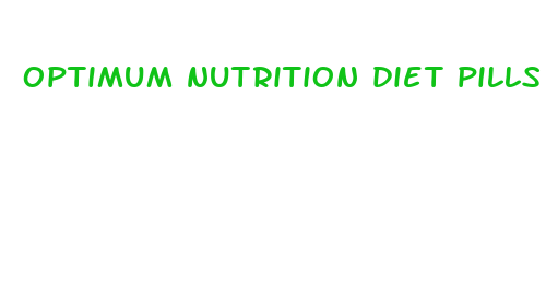 optimum nutrition diet pills