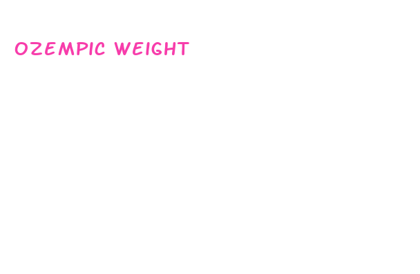 ozempic weight