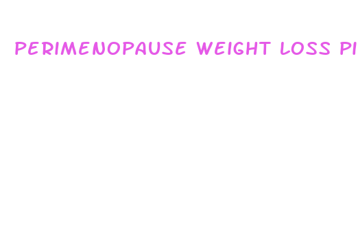 perimenopause weight loss pills