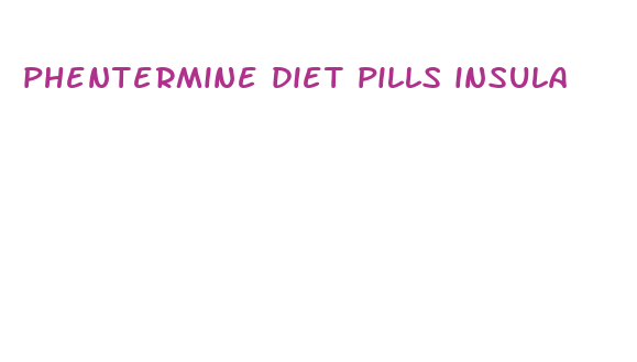 phentermine diet pills insula