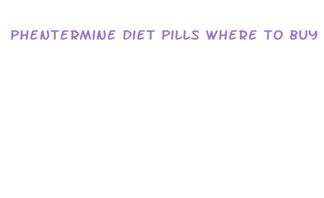 phentermine diet pills where to buy