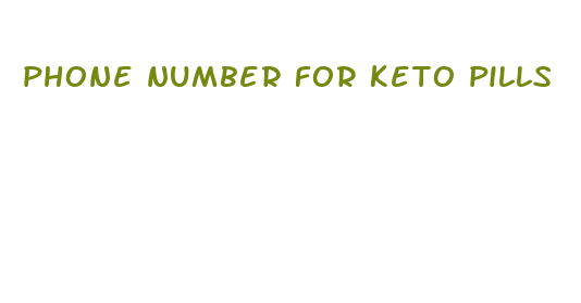 phone number for keto pills