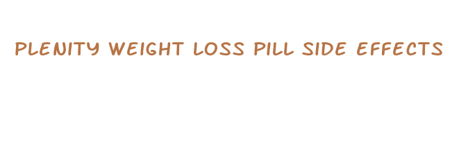 plenity weight loss pill side effects