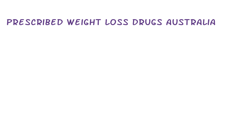 prescribed weight loss drugs australia