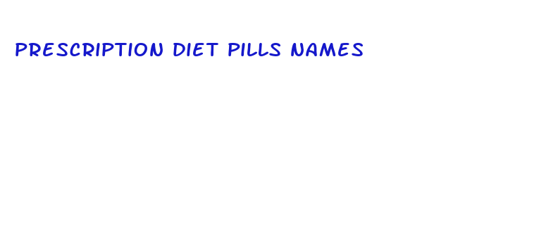 prescription diet pills names