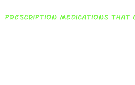 prescription medications that cause weight loss