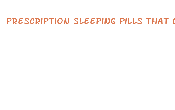 prescription sleeping pills that cause weight loss