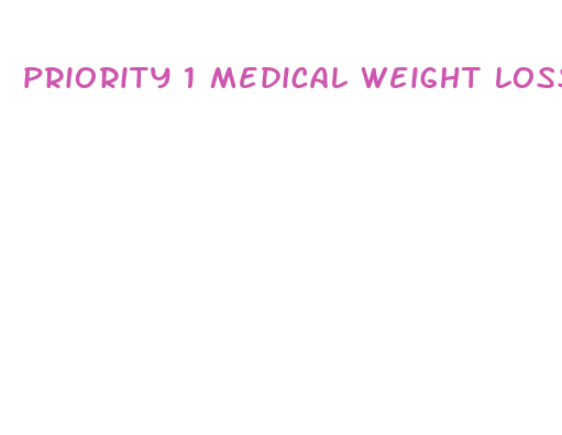 priority 1 medical weight loss