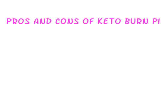 pros and cons of keto burn pills