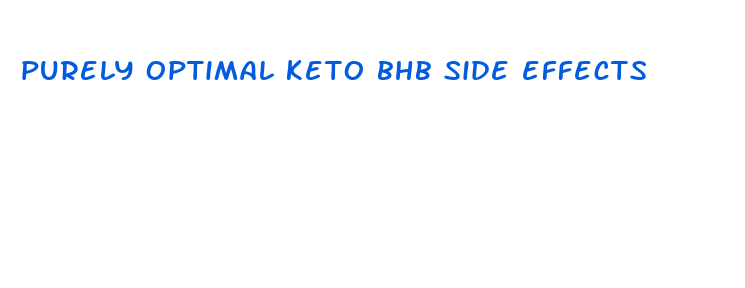 purely optimal keto bhb side effects