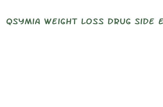 qsymia weight loss drug side effects