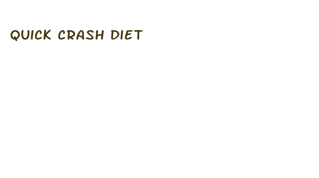 quick crash diet